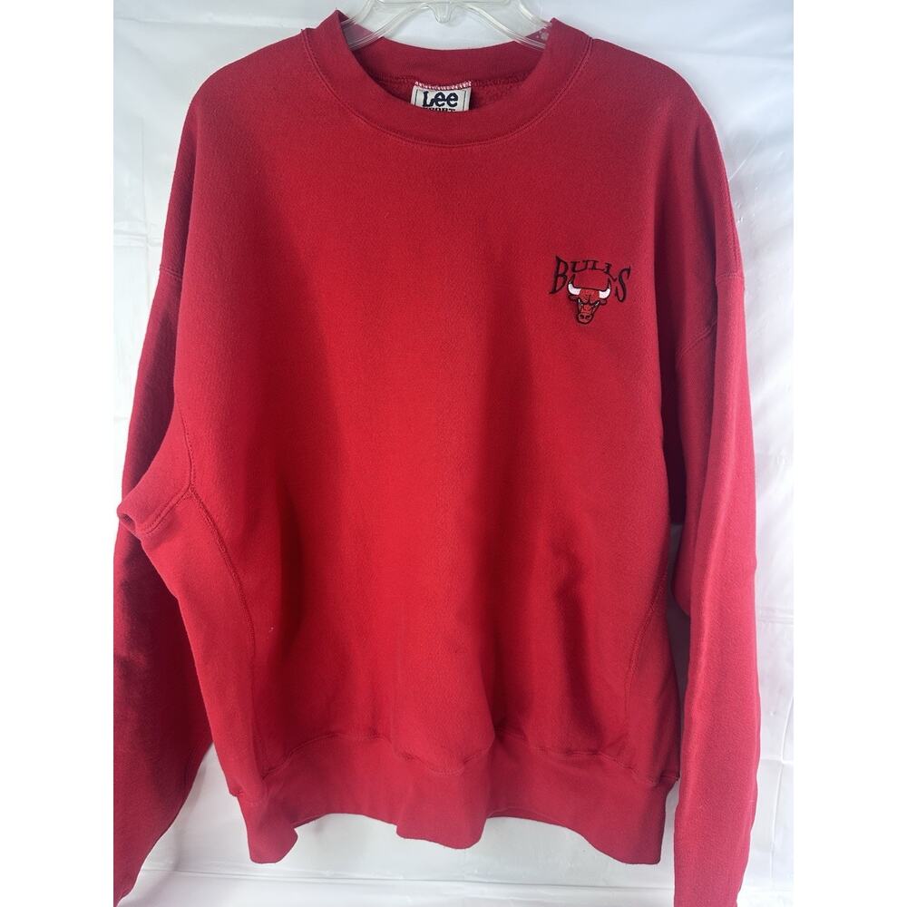 Vintage Lee Sport Chicago Bulls NBA Sweatshirt Crewneck Mens XXL 90’s Hip Hop